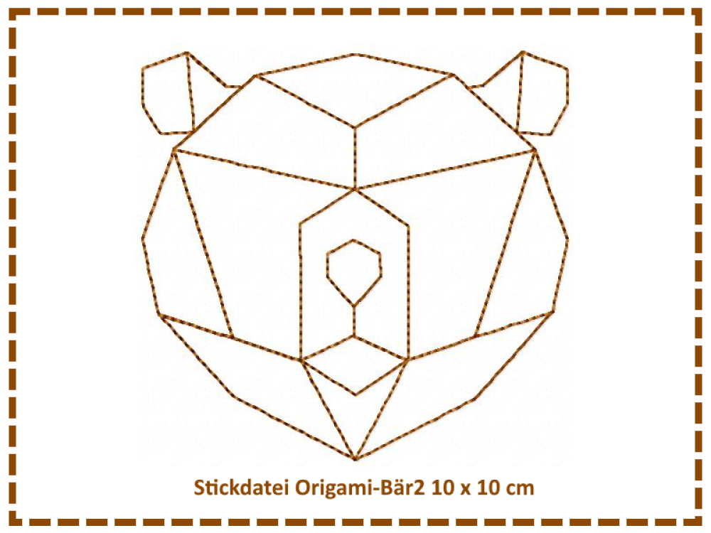 Origami Bär2 10x10