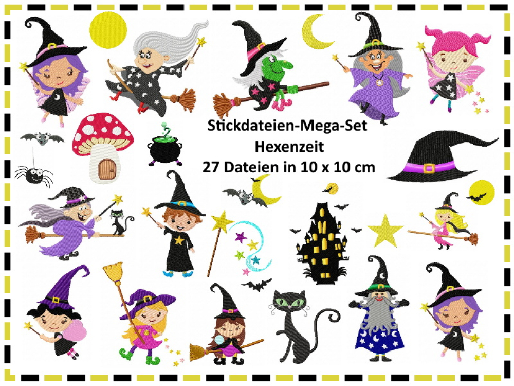 Mega-Set Hexenzeit 10x10
