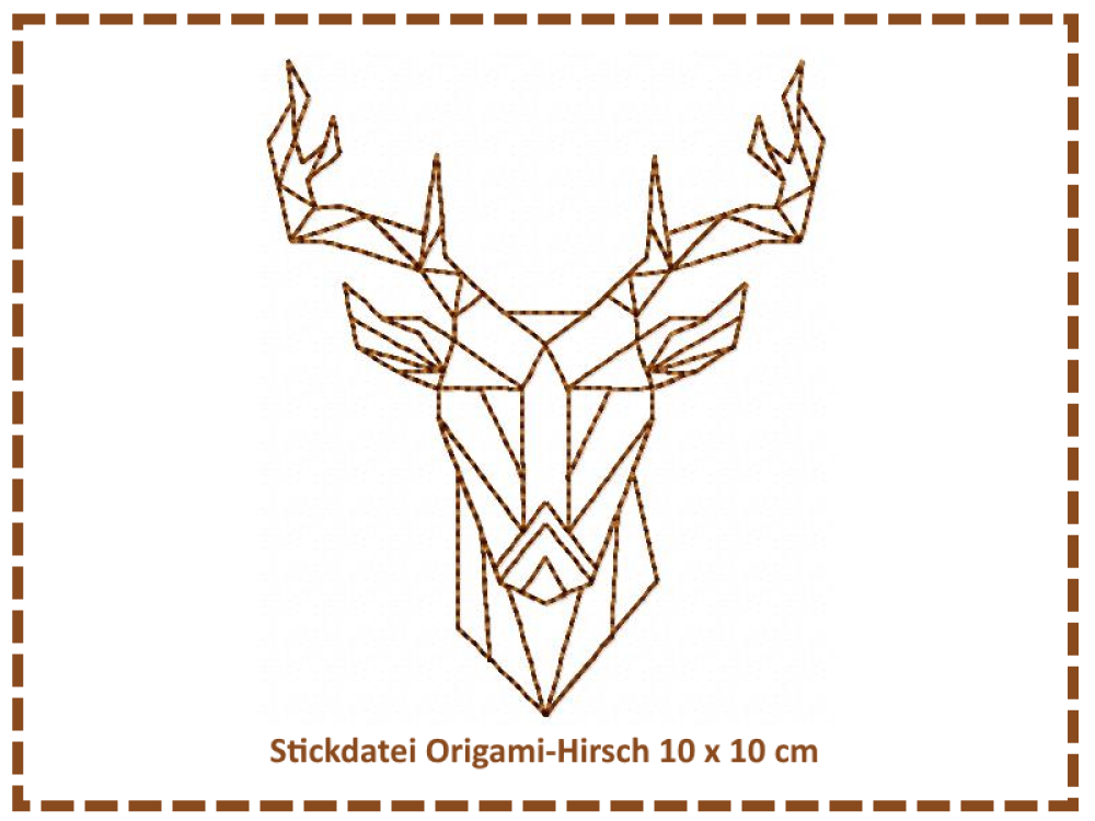 Origami Hirsch1 10x10
