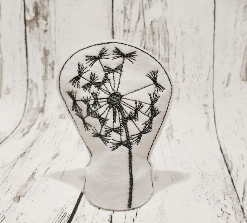 Teelichtcover Pusteblume ITH 10x10