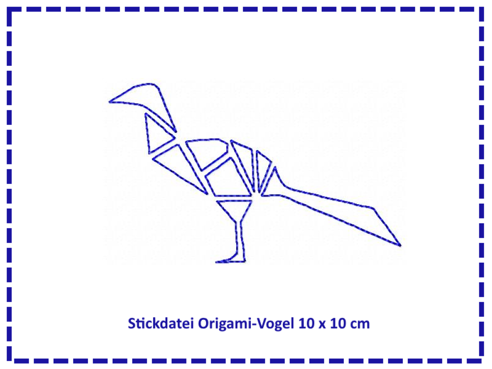 Origami Vogel 10x10