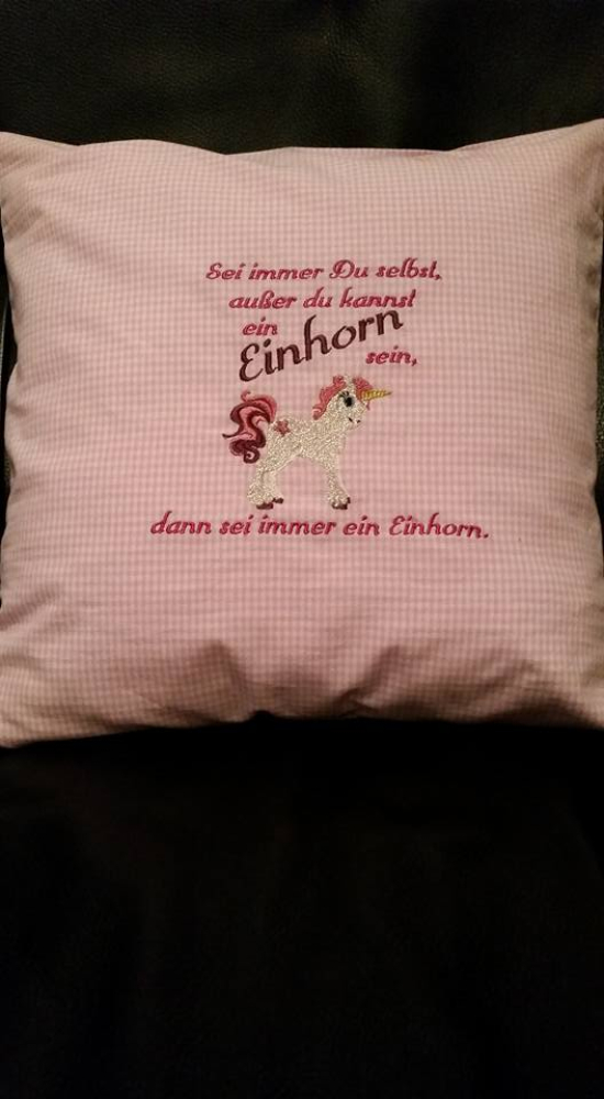 "Sei ein Einhorn" 13x18