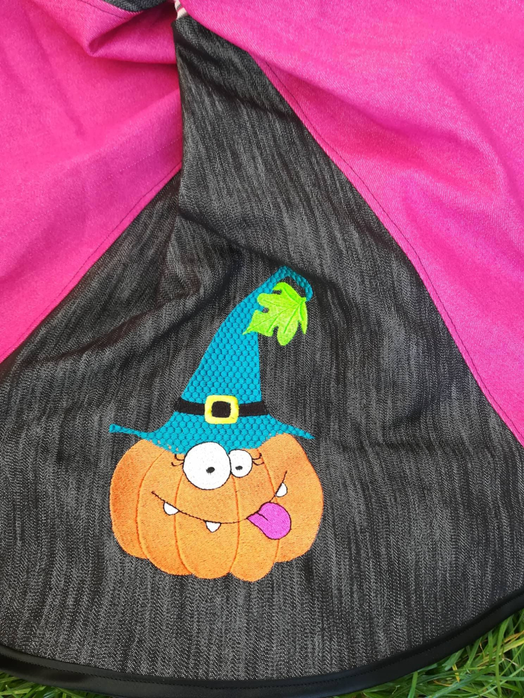 Halloween Kürbis - Halloweeneule 10x10