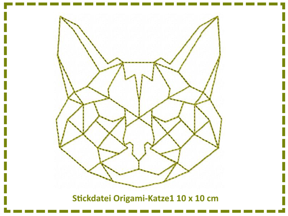 Origami Katze1 10x10